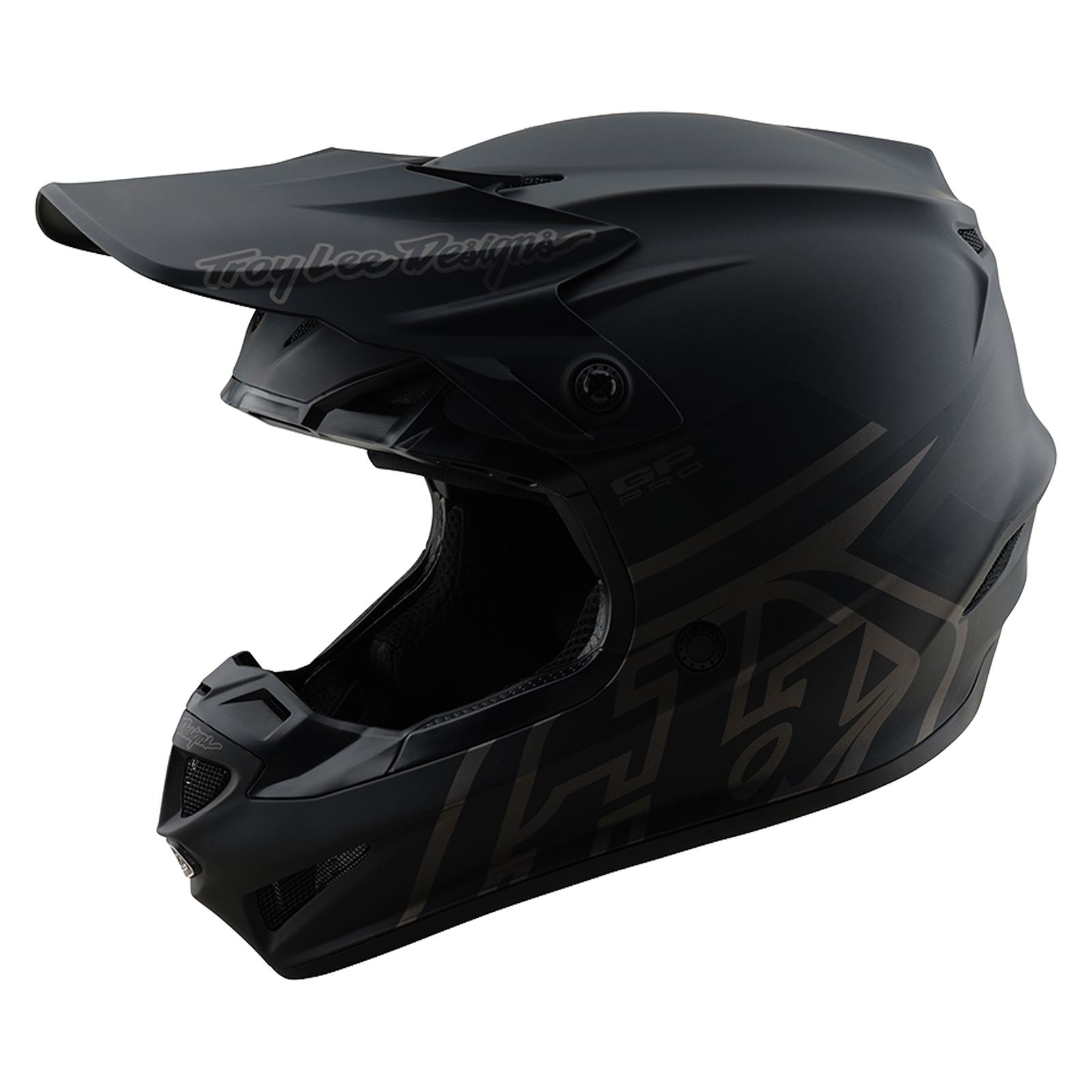 Troy Lee Designs Spring 2025 MX Helmet GP PRO Mono Mono Black